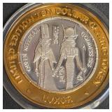 LTD ED LUXOR $10 .999 FINE SILVER TOKEN (101)