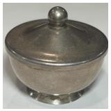 A VINTAGE  STERLING SILVER SALT CELLAR 32.80GRS