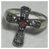 STERLING SILVER RING 2.30GRS