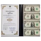 BANKERS VAULT PORTFOLIO UNCUT $1 BILLS (Z26)