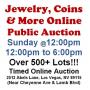 Sun.@12pm - Jewelry, Coins & More Online Auction 6/7