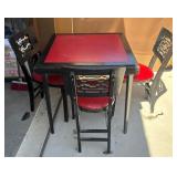 J2 - STAKMORE FOLDING TABLE & CHAIRS (G140)