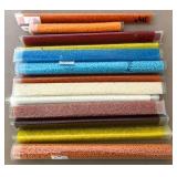 J2 - LOT OF MULTI-COLORED SEED BEADS (C115)