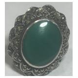 STERLING SILVER RING 7.50GRS