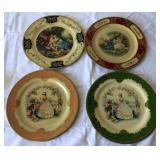 J2 - FOUR VINTAGE COLLECTIBLE PLATES (G55)