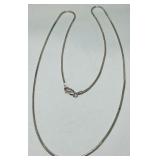 STERLING SILVER 24INCH SNAKE CHAIN 10.90GRS