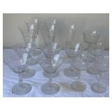 J2 - LOT OF VINTAGE STEMWARE (G161)