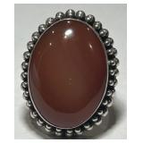 STERLING SILVER RING 12.80GRS