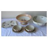 J2 - VINTAGE COLLECTIBLE PORCELAIN BOWLS, PLATE