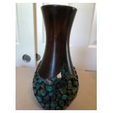 J2 - DECORATIVE VASE 10"T (C208)