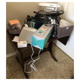 HAIR CARE ITEMS, FACIAL STEAMER, DROP LEAF TABLE