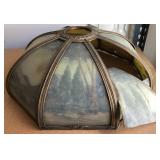 J2 - ANTIQUE GLASS LAMP SHADE (AS IS) (G92)