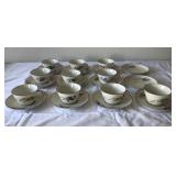J2 - VINTAGE HAVILAND & CO CUPS & SAUCERS (G50)