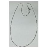 STERLING SILVER 16INCH BOX CHAIN 2.30GRS