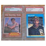 J2 - ROBINSON & BONDS GRADED BASEBALL CARDS (C31)