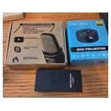 J2 - CONDENSER MICROPHONE, MINI PROJECTOR, LIGHTER