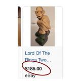 J2 - WETA WORKSHOP LORD OF THE RINGS FIGURE (C86)