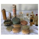 J2 - VINTAGE FRAGRANCE BOTTLES, SOAPS, POWDERS
