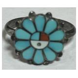 STERLING SILVER RING 1.90GRS