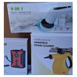 J2 - ELECTRIC CLEANING BRUSH, STEAMER, AIR COMPRES