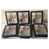 J2 - LOT OF SIX PHOTO FRAMES (G32)