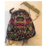 ANTIQUE BEADED PURSE (AS IS) PURSE HARDWARE (A2)