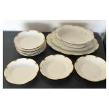 J2 - 14 PIECES HAVILAND LIMOGES DISHWARE (G88)