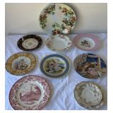 J2 - NINE VINTAGE COLLECTIBLE PLATES (G125)