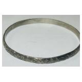 STERLING SILVER BANGLE BRCELET 11.60GRS