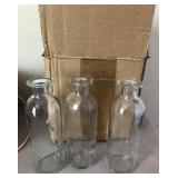 J2 - GLASS BOTTLE VASES (A53)