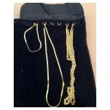 J2 - LOT OF COSTUME JEWELRY CHAINS (A21)