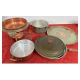 J1 - CHAFING DISH, VINTAGE COOKWARE (R36)