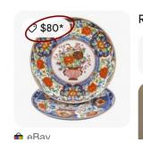 J1 - THREE ASIAN PORCELAIN PLATES (K50)