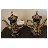 J1 - TWO VINTAGE TURKISH COFFEE POTS (L47)