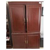 J1 - HOME OFFICE DESK UNIT, CABINET, SHREDDER (O3)