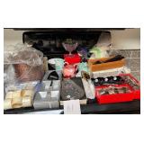 J1 - MIXED NAPKIN RINGS, CAKE SERVER, MORE (K1)