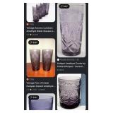 J1 - VINTAGE ANCHOR HOCKING GLASSWARE (K11)