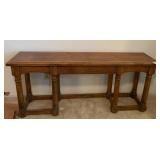 J1 - WOODEN CONSOLE TABLE (O27)