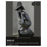 J1 - AUST PROD 1971 STATUETTE 22"T (L9)