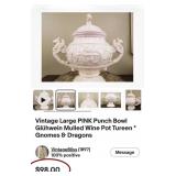 J1 - VINTAGE CERAMI TUREEN & DECORATIVE PITCHERS