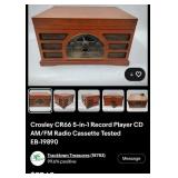 J1 - CROSLEY RADIO/ TURNTABLE/ CD PLAYER (K31)