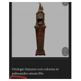 J1 - VINTAGE FRANZ HERMLE CLOCK & PEDESTAL (L14)