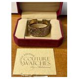 J1 - LTD ED ADRIENNE COUTURE WATCH IN BOX (70)