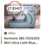 N2 - KENMORE PORTABLE SEWING MACHINE (G32)