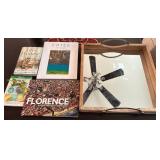 N2 - MIRRORED TRAY, BOOKS (K106)