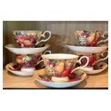 N2 - STECHOL BONE CHINA TEACUPS & SAUCERS (K22)
