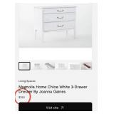 N2 - MAGNOLIA HOME THREE-DRAWER CHEST (B57)