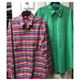 N2 - TWO RALPH LAUREN SHIRTS SIZE XL (M182)