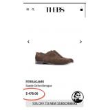N2 - MEN'S SALVATORE FERRAGAMO SHOES SIZE 11(MS27)