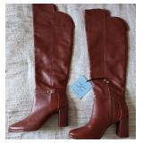 N2 - ANTONIO MELANI HIGH BOOTS SZ 8.5-9